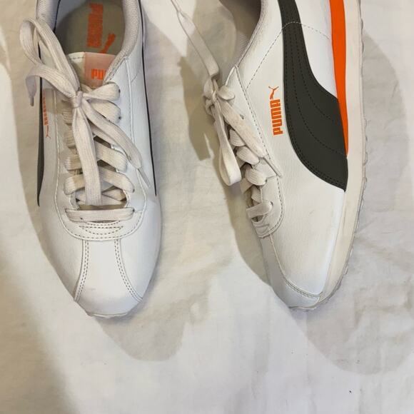 Puma Turin Men’s Sneaker size 10 Puma White Forest Night - Picture 14 of 16